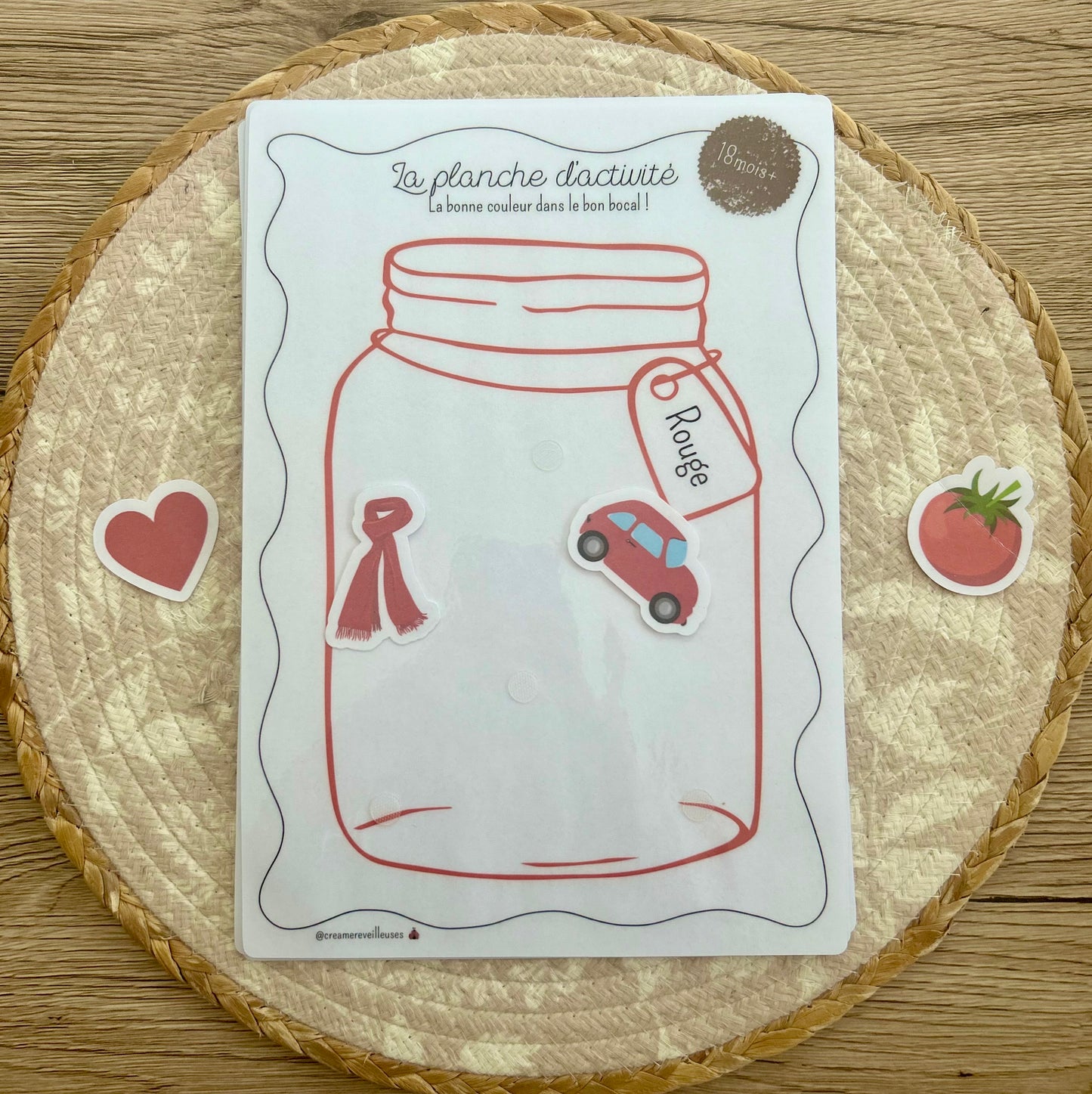 CARNET LES BOCAUX DE COULEURS