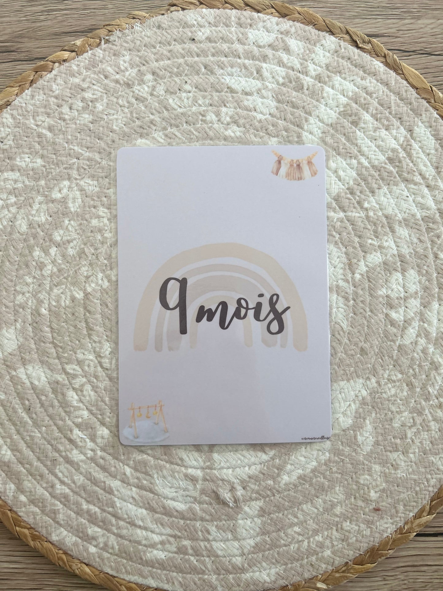 CARTE ÉTAPE BÉBÉ