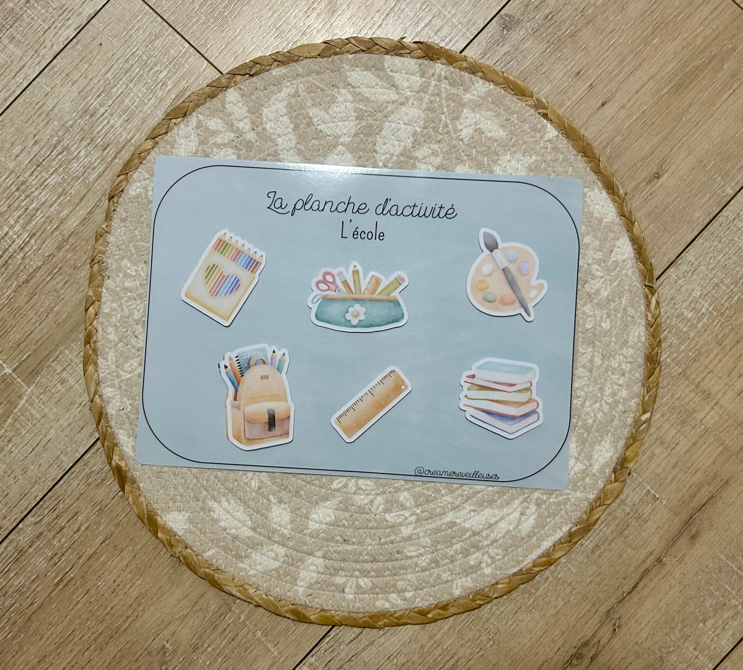 SUPPORT D’ACTIVITÉ ÉCOLE