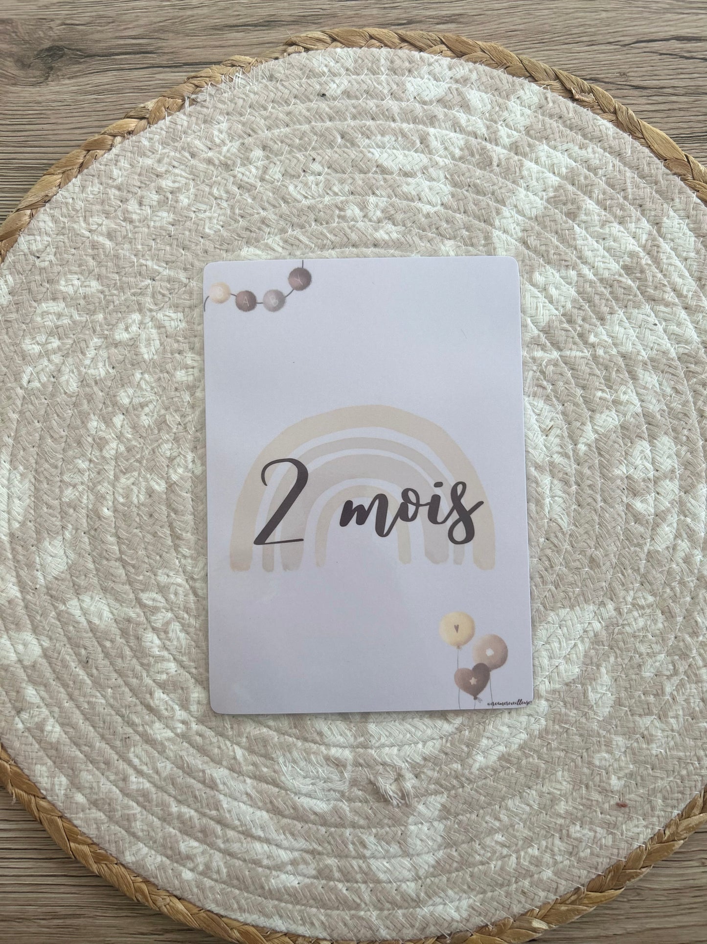 CARTE ÉTAPE BÉBÉ