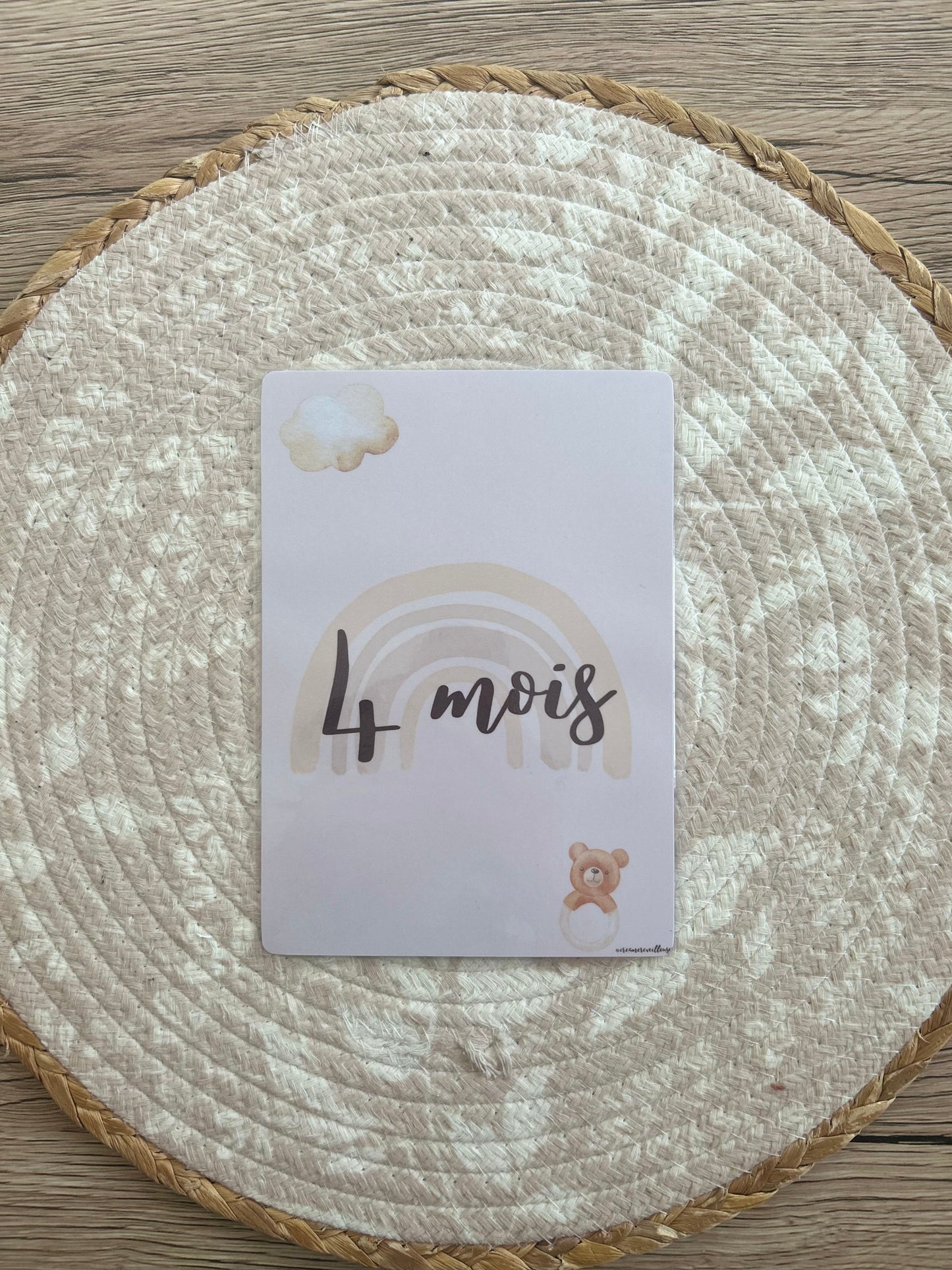 CARTE ÉTAPE BÉBÉ