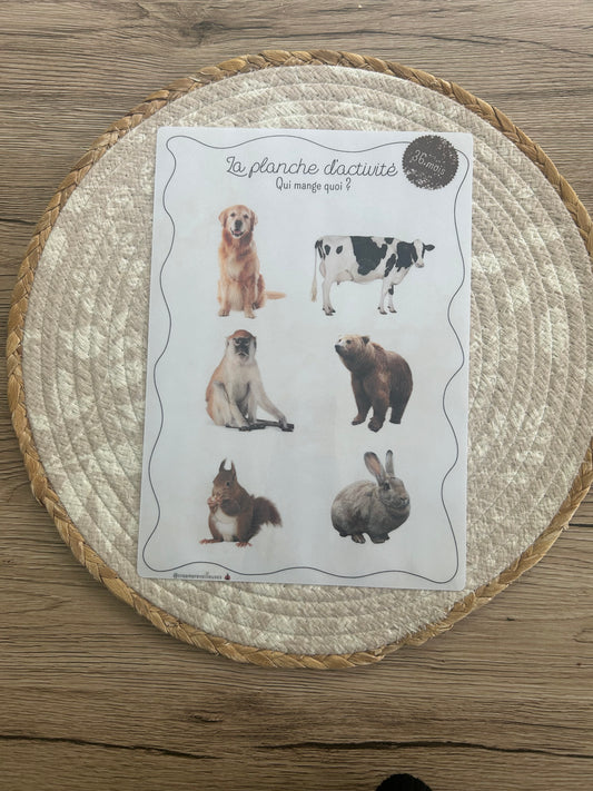 QUI MANGE QUOI ? PRIX RÉDUIT