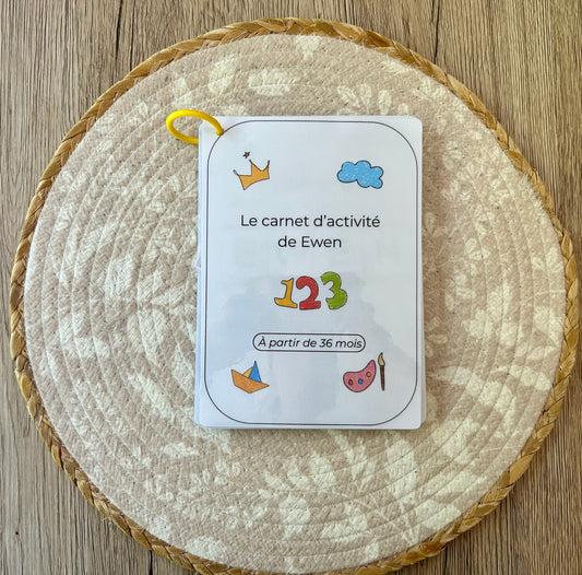 CARNET D'ACTIVITÉS 36 MOIS