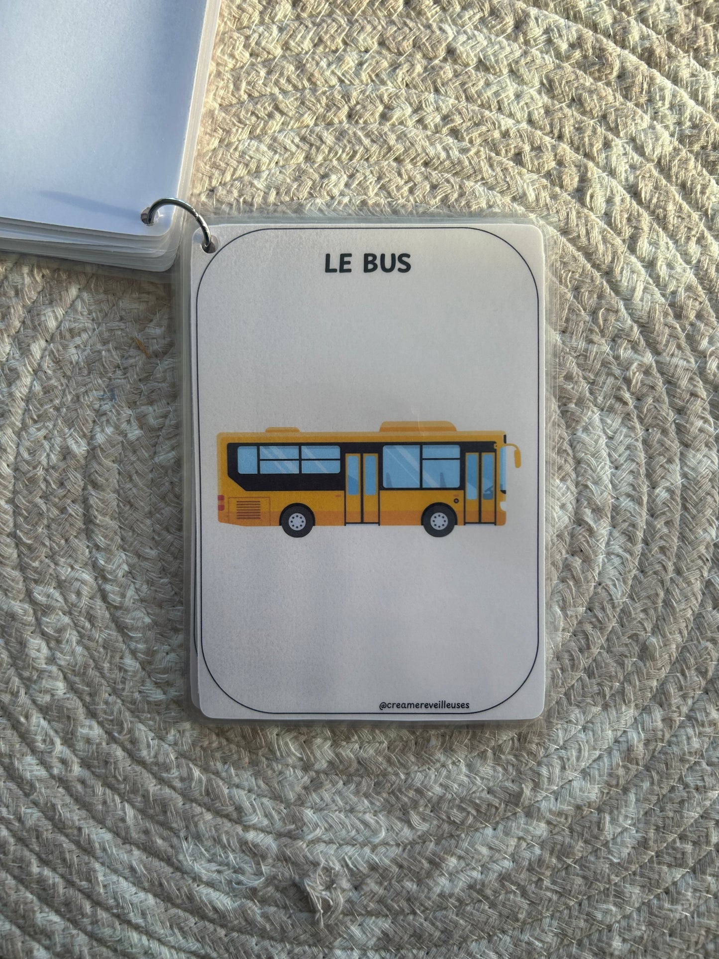 CARTES ÉDUCATIVES LES VÉHICULES