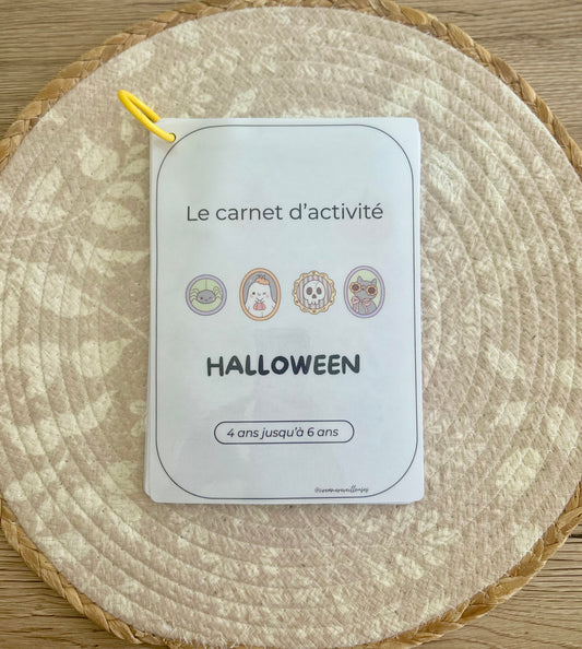 CARNET HALLOWEEN 4/6 ANS