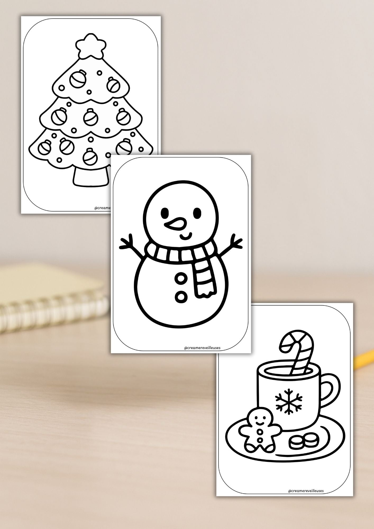 CARNET DE COLORIAGE NOËL 18 MOIS