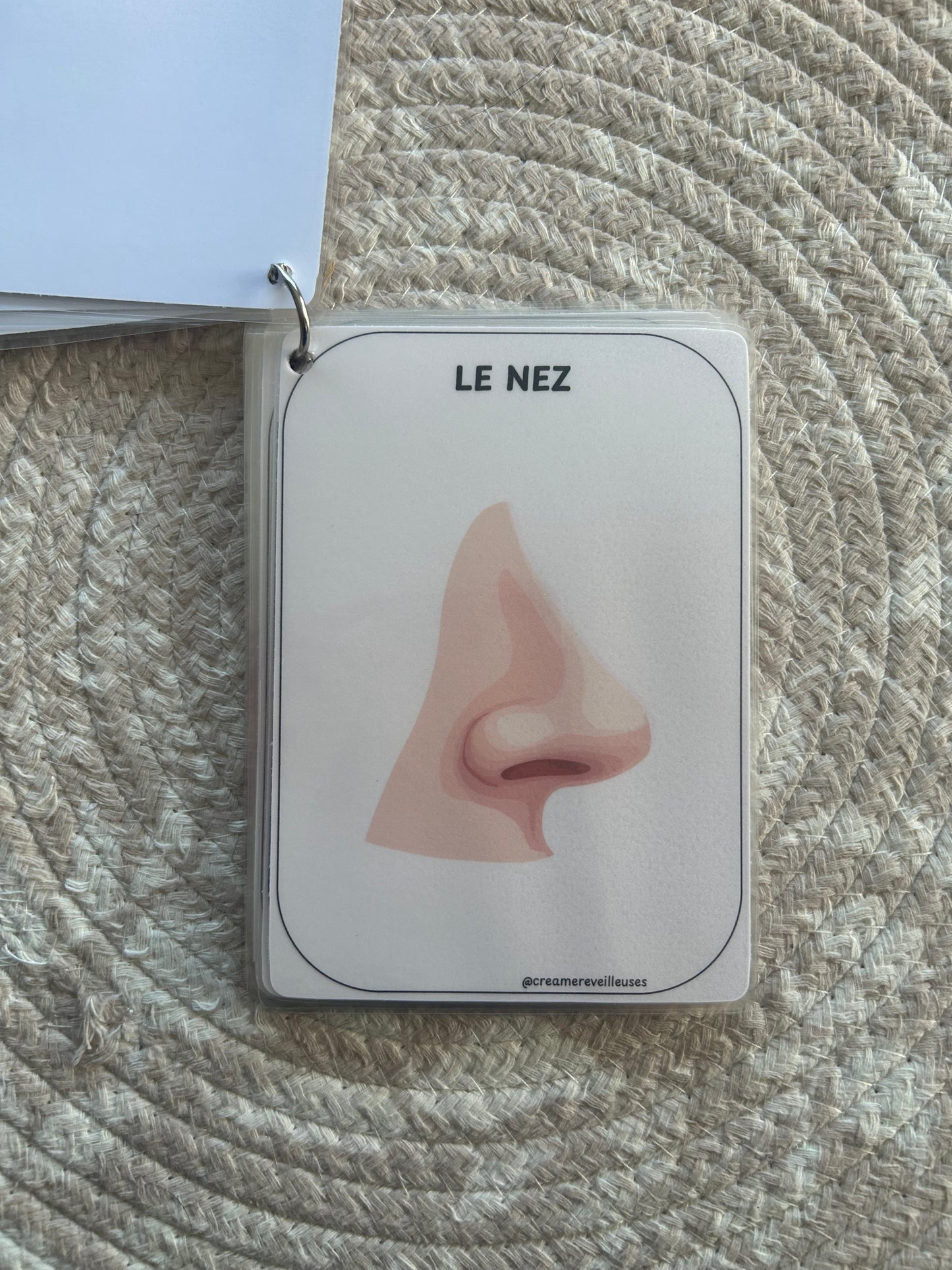 CARTES ÉDUCATIVES LES PARTIES DU CORPS