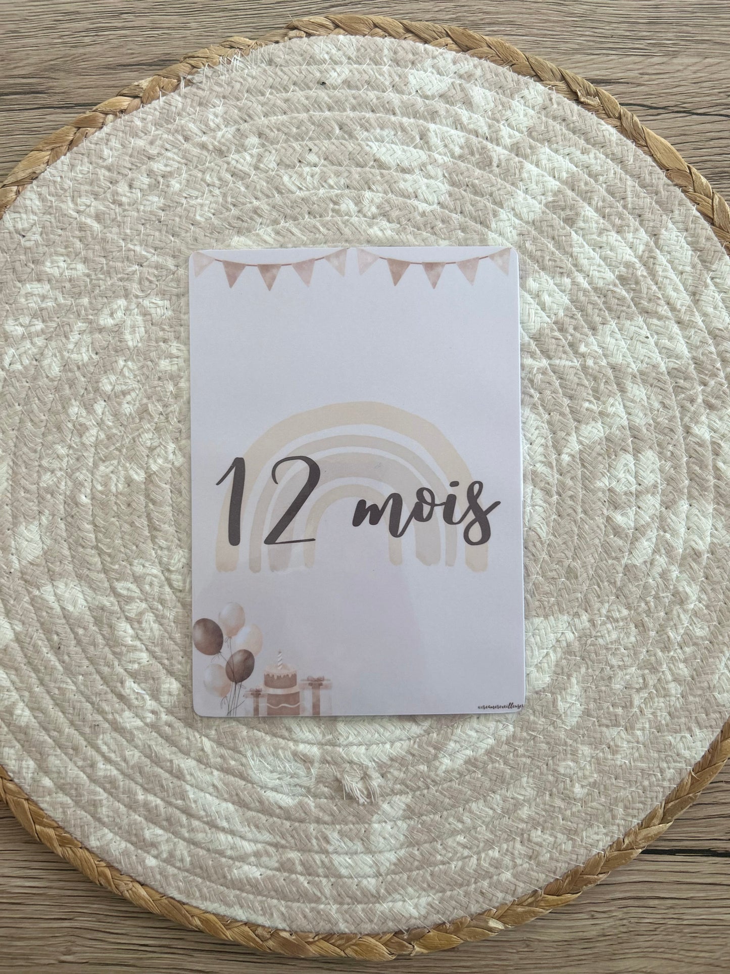 CARTE ÉTAPE BÉBÉ
