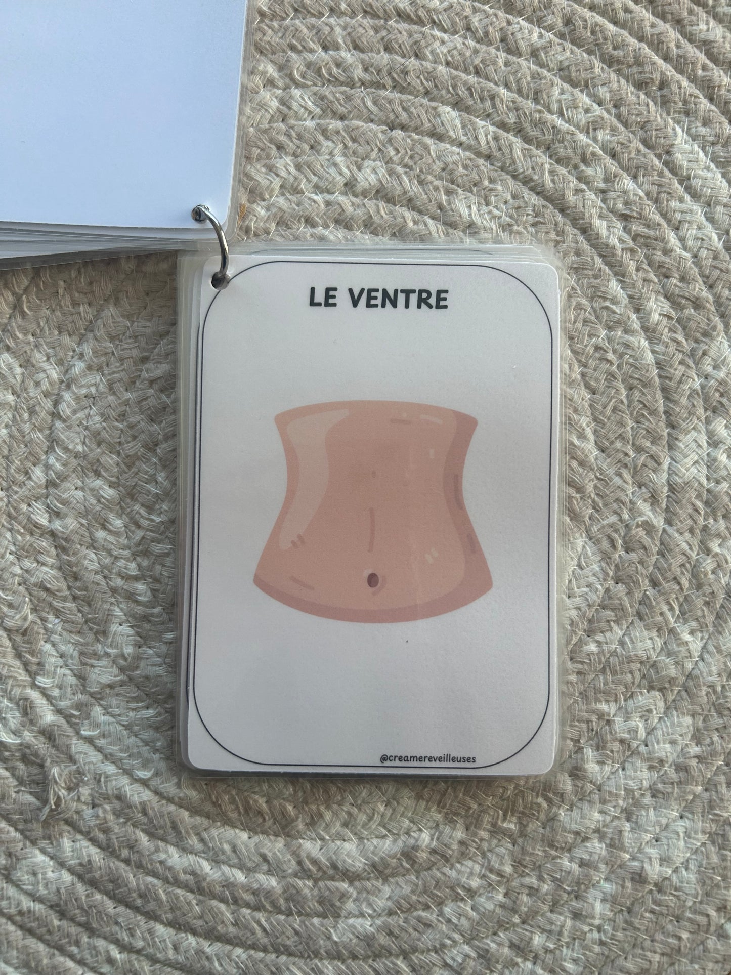 CARTES ÉDUCATIVES LES PARTIES DU CORPS