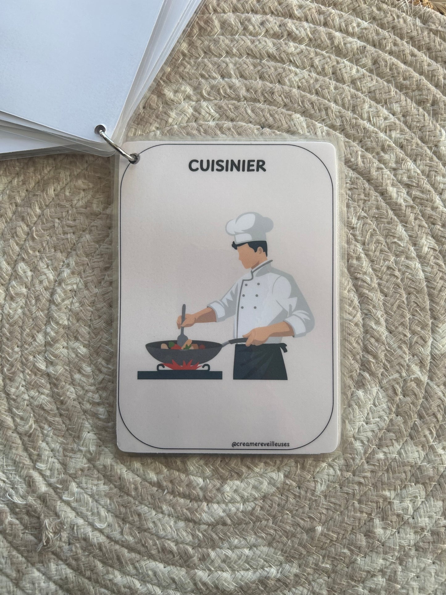 CARTES ÉDUCATIVES LES MÉTIERS