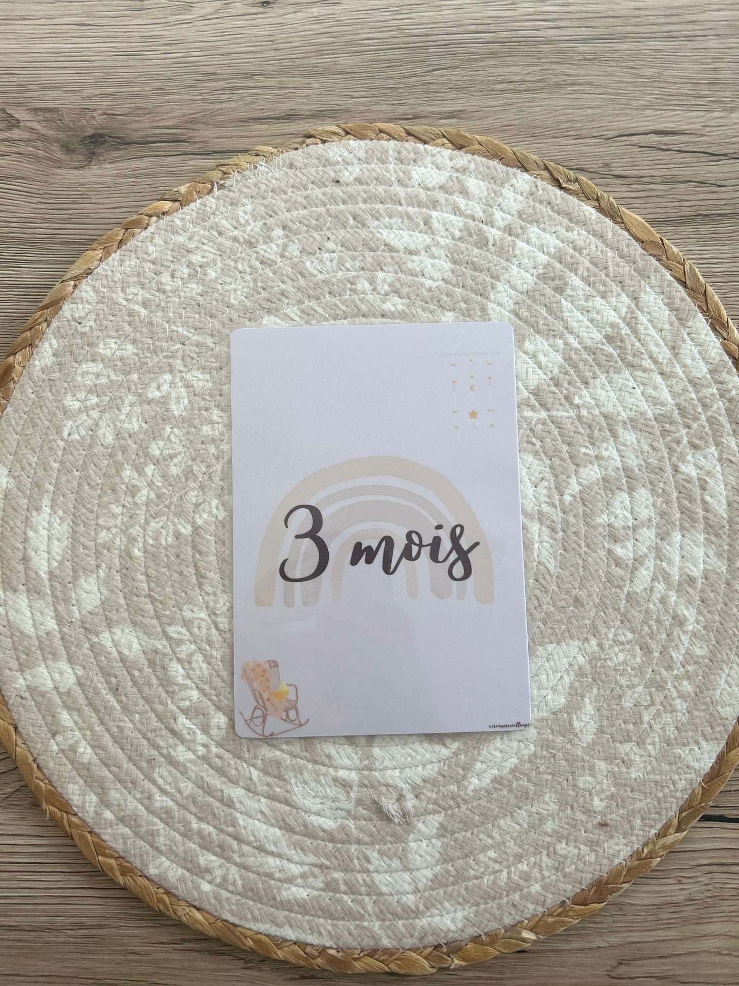 CARTE ÉTAPE BÉBÉ
