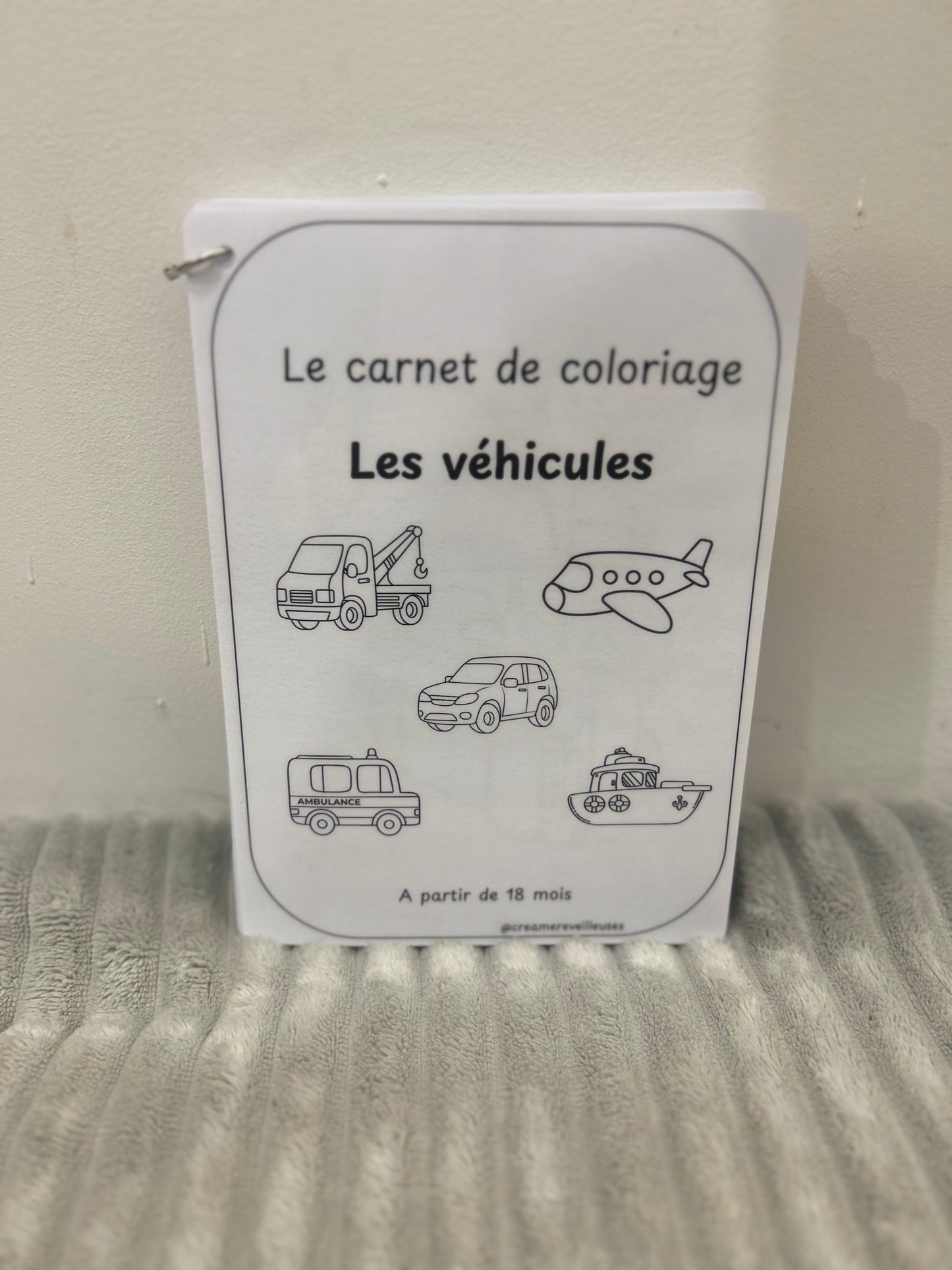 CARNET DE COLORIAGE RÉUTILISABLE