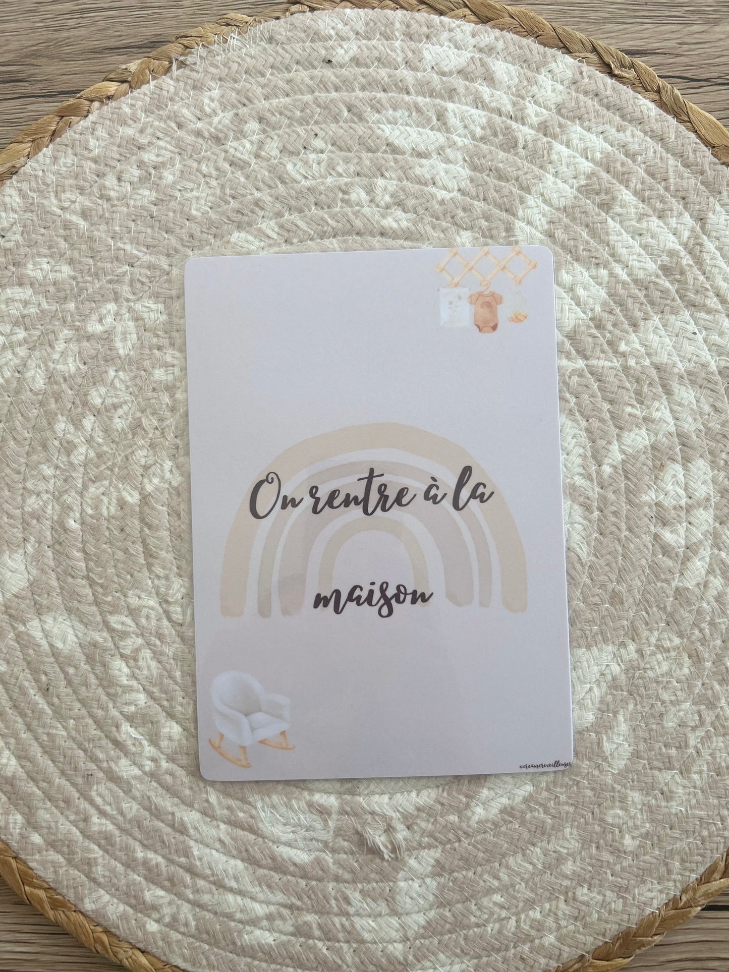 CARTE ÉTAPE BÉBÉ