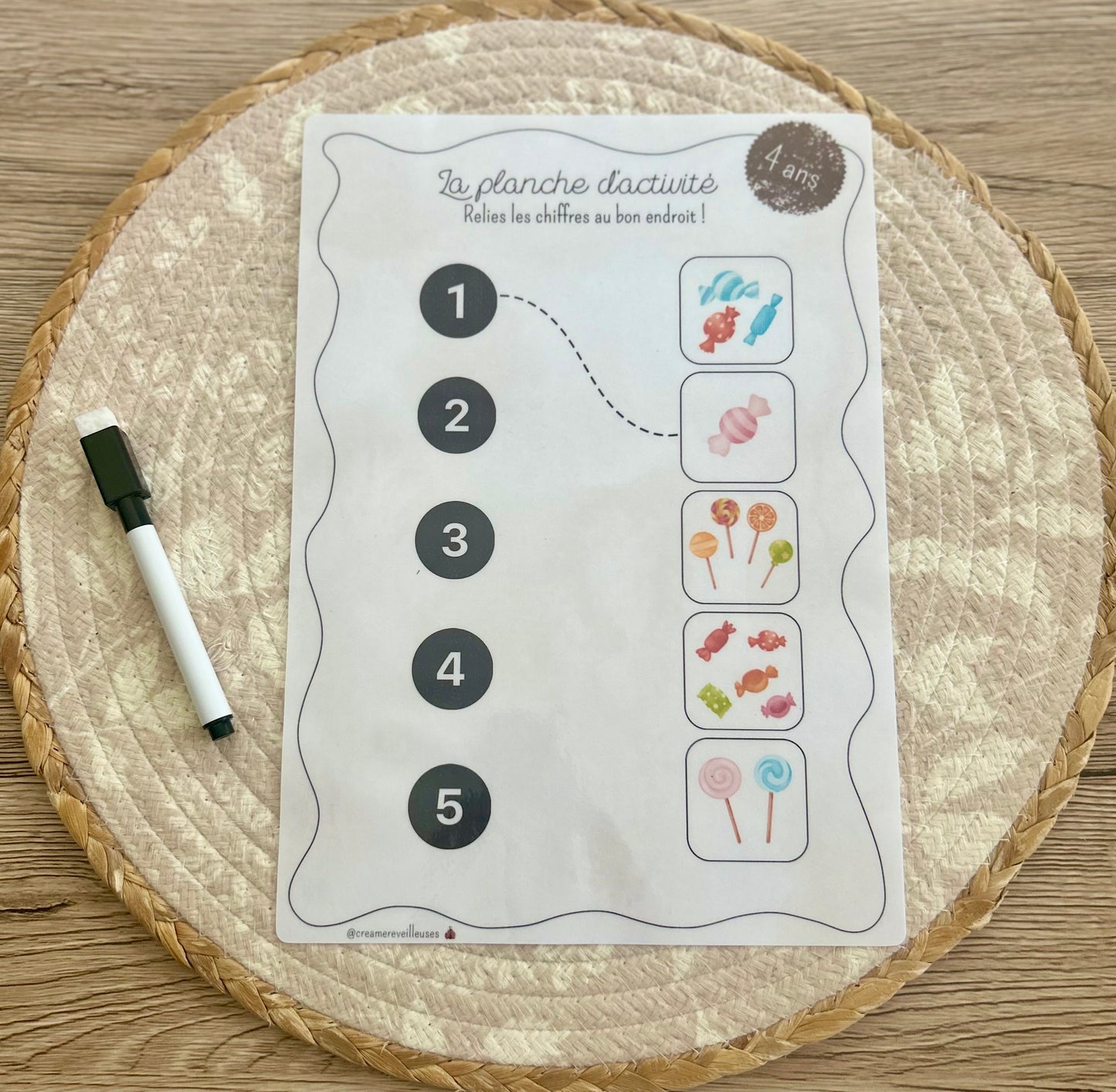 CHIFFRE À RELIER
