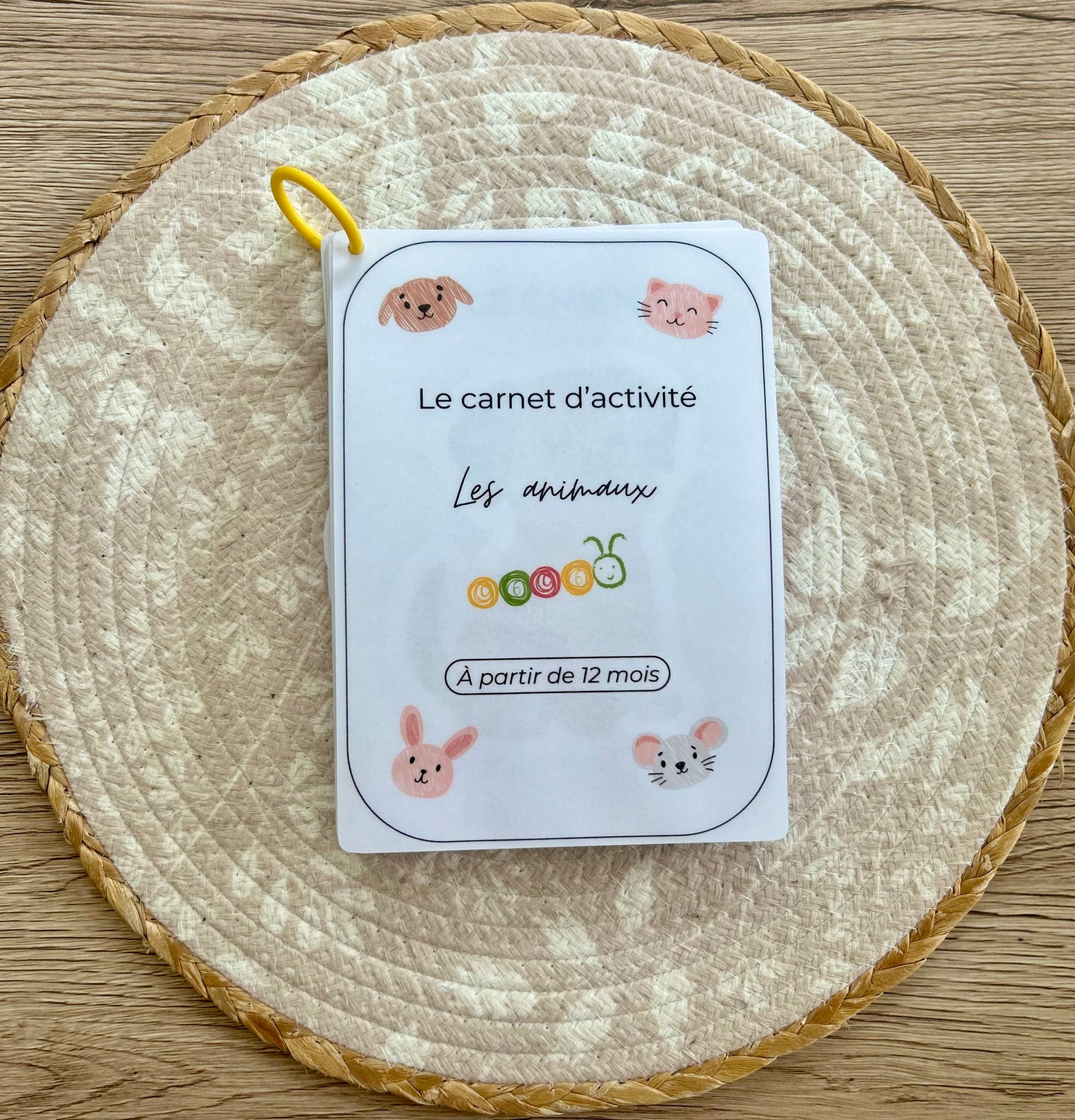 CARNET D’ACTIVITÉ 12 MOIS ANIMAUX