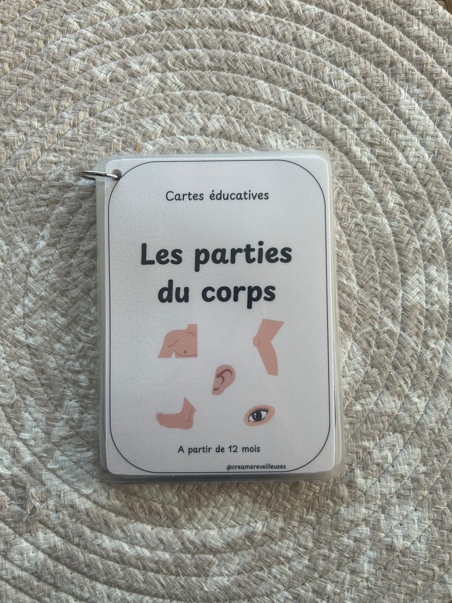 CARTES ÉDUCATIVES LES PARTIES DU CORPS