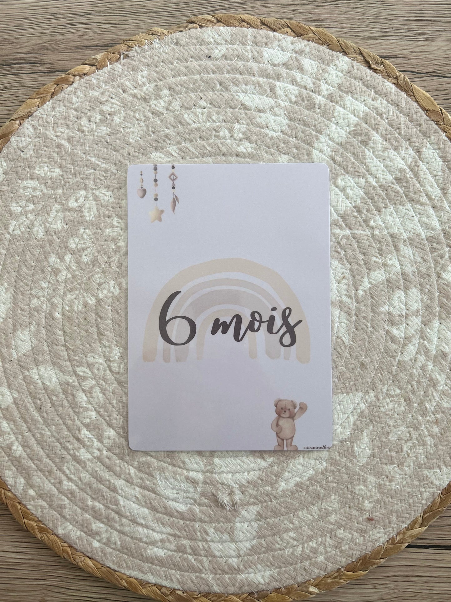 CARTE ÉTAPE BÉBÉ