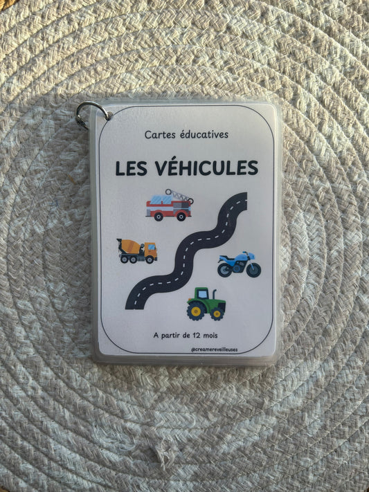 CARTES ÉDUCATIVES LES VÉHICULES