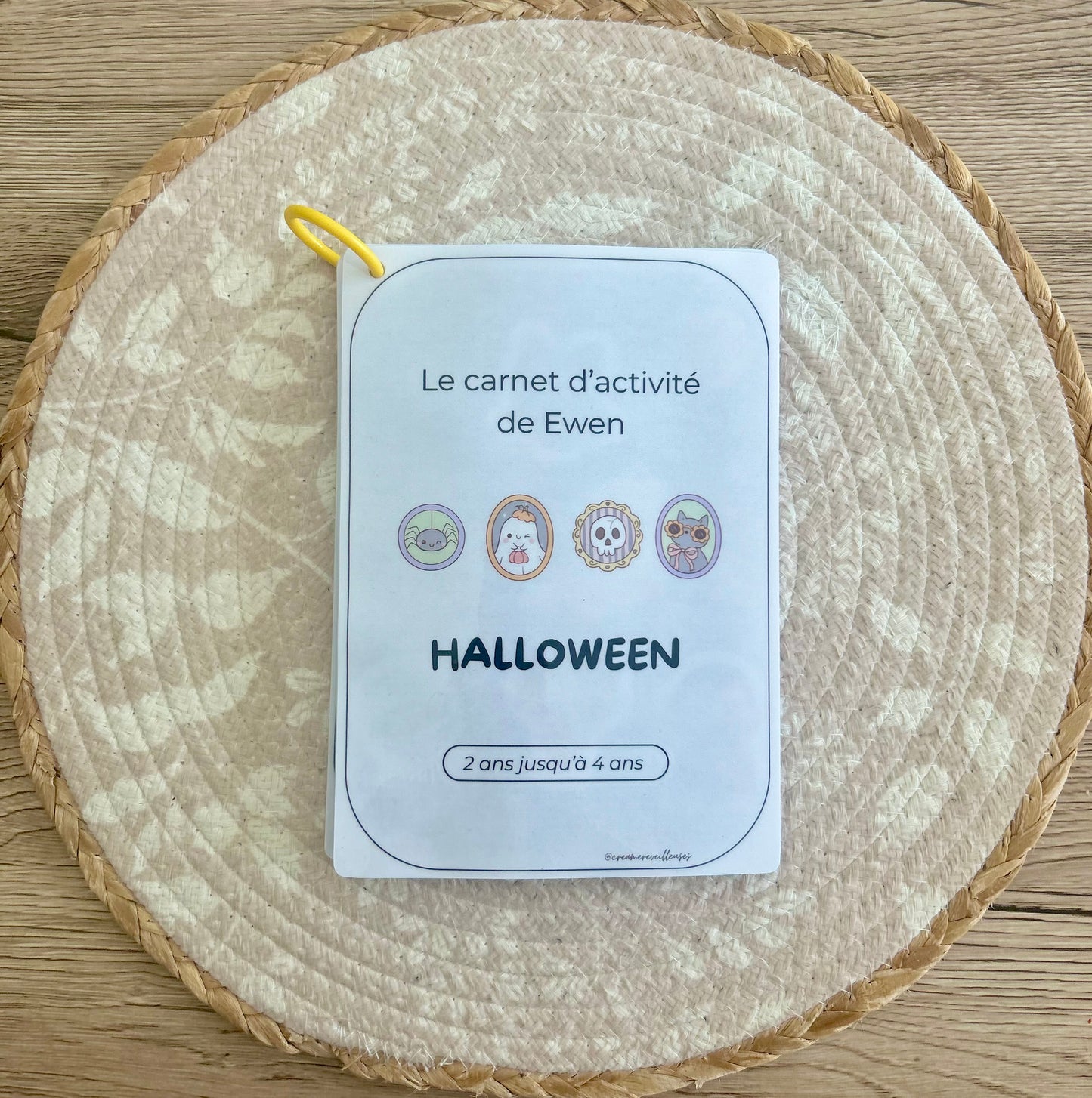 CARNET HALLOWEEN 2/4 ANS