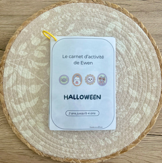 CARNET HALLOWEEN 2/4 ANS