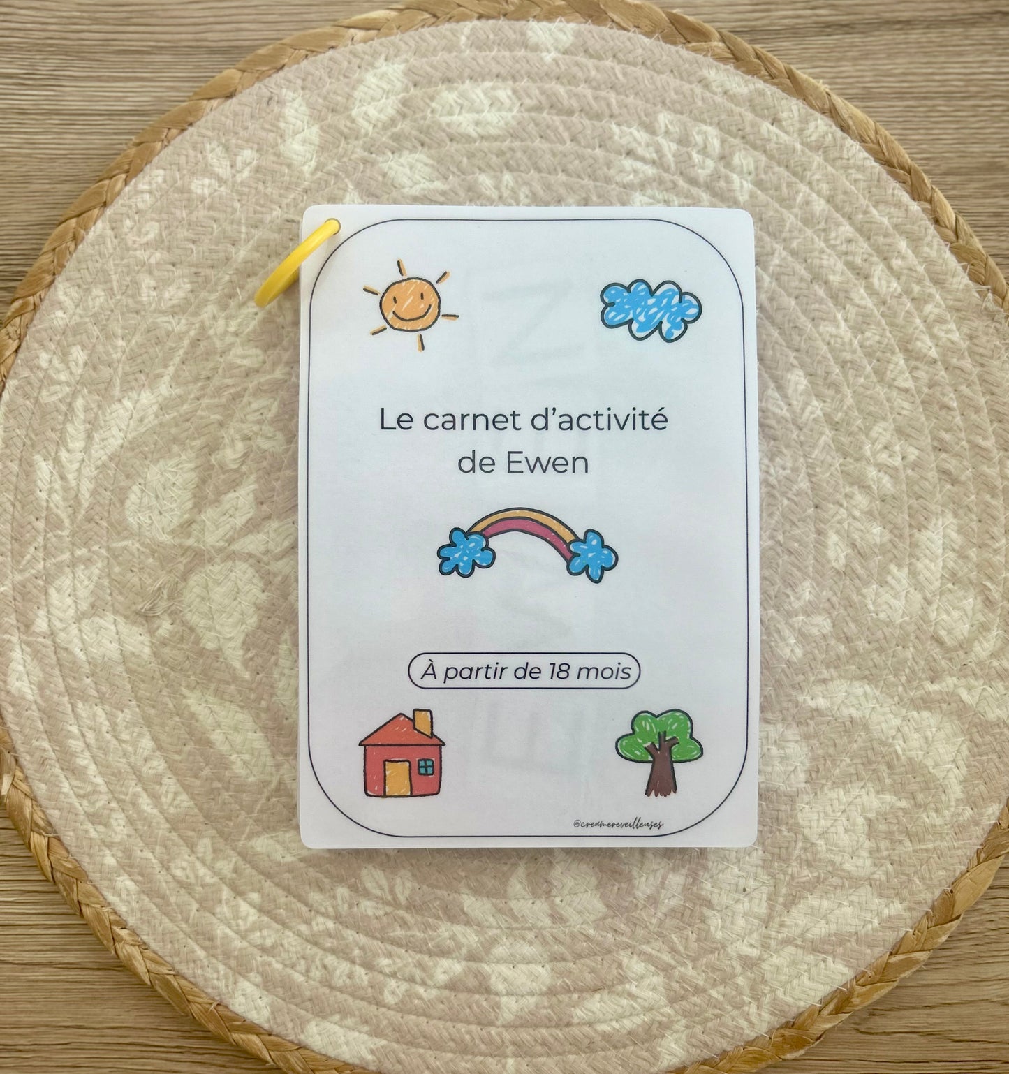 CARNET D’ACTIVITÉ 18 MOIS