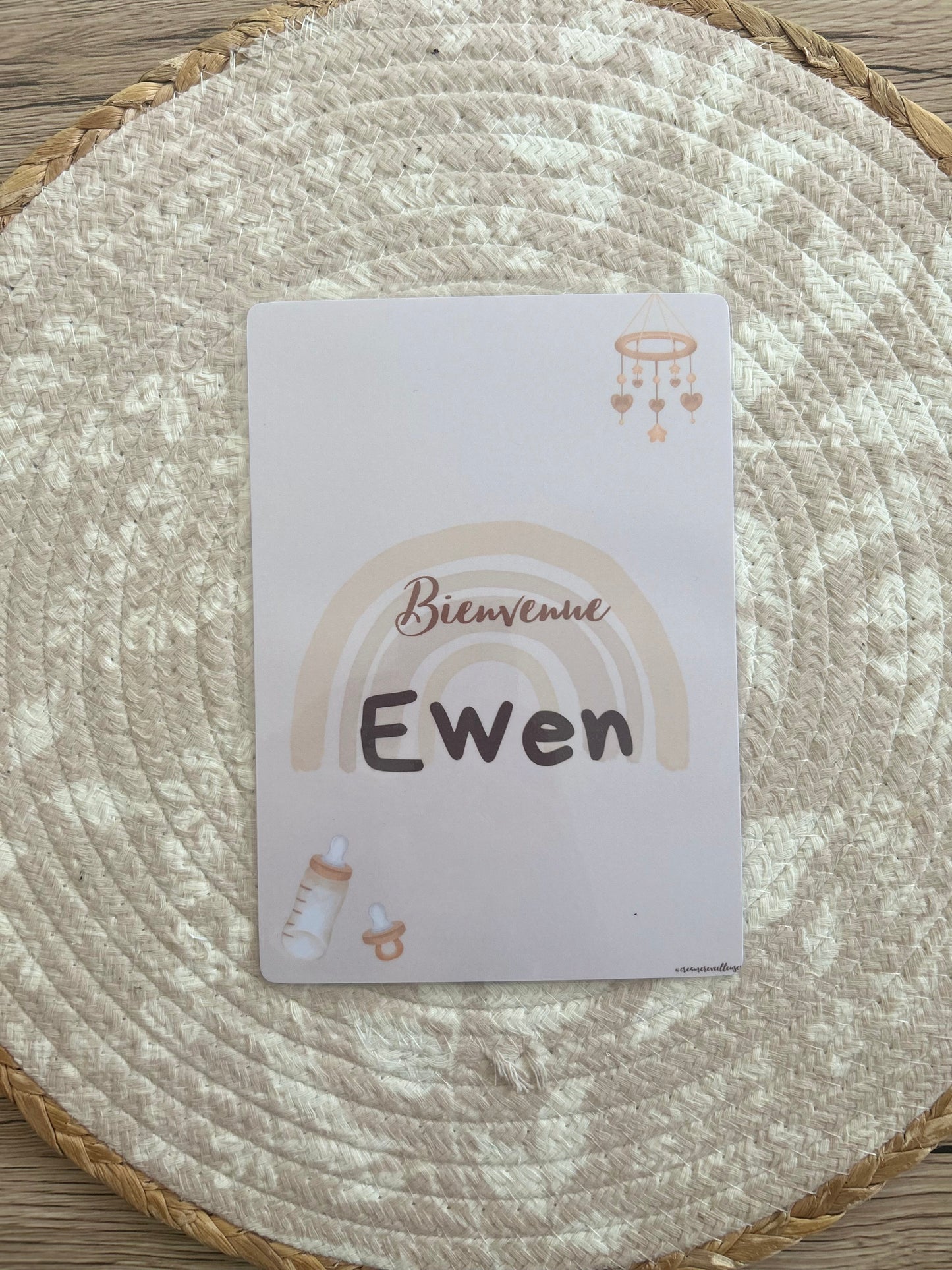 CARTE ÉTAPE BÉBÉ