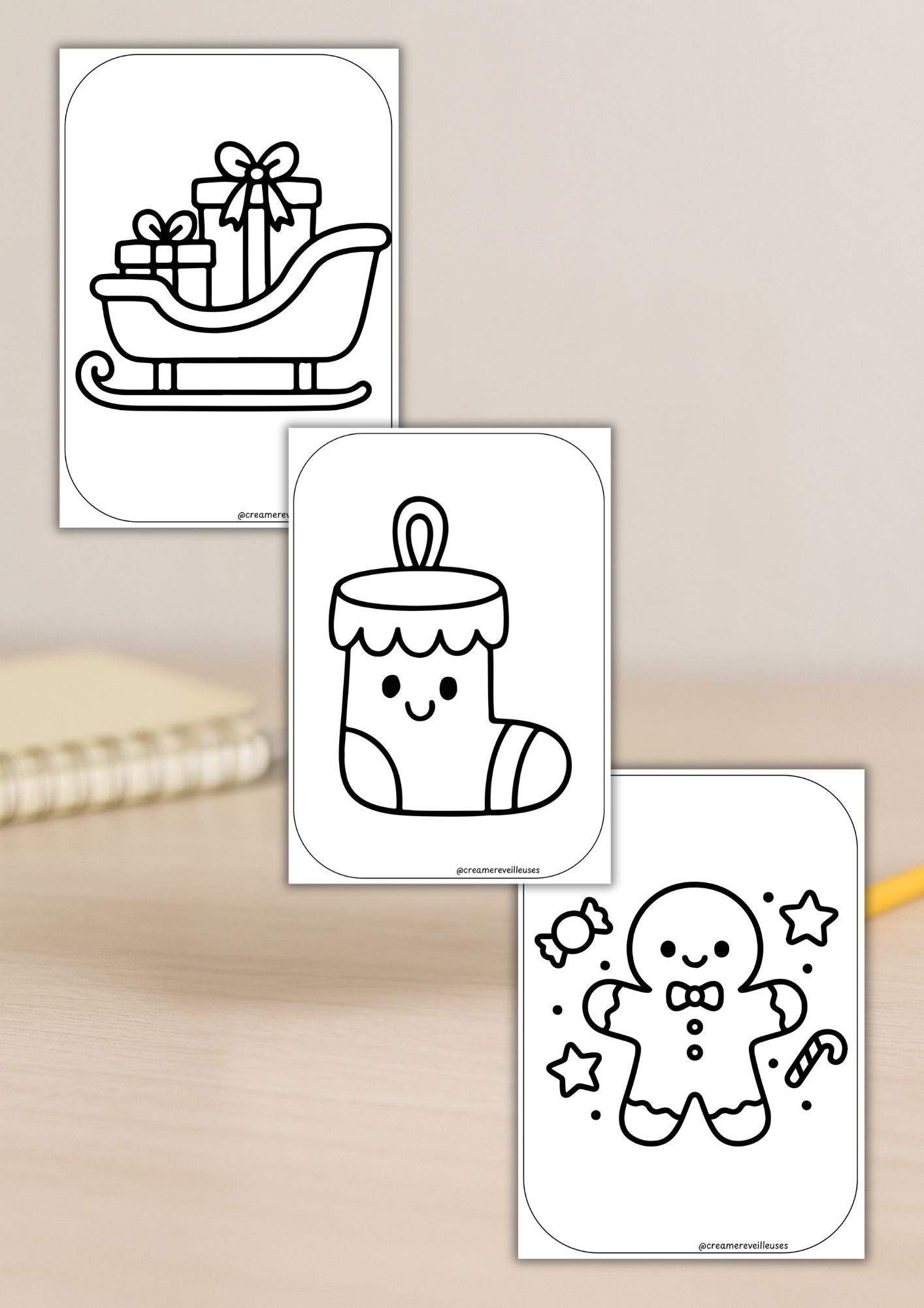 CARNET DE COLORIAGE NOËL 18 MOIS