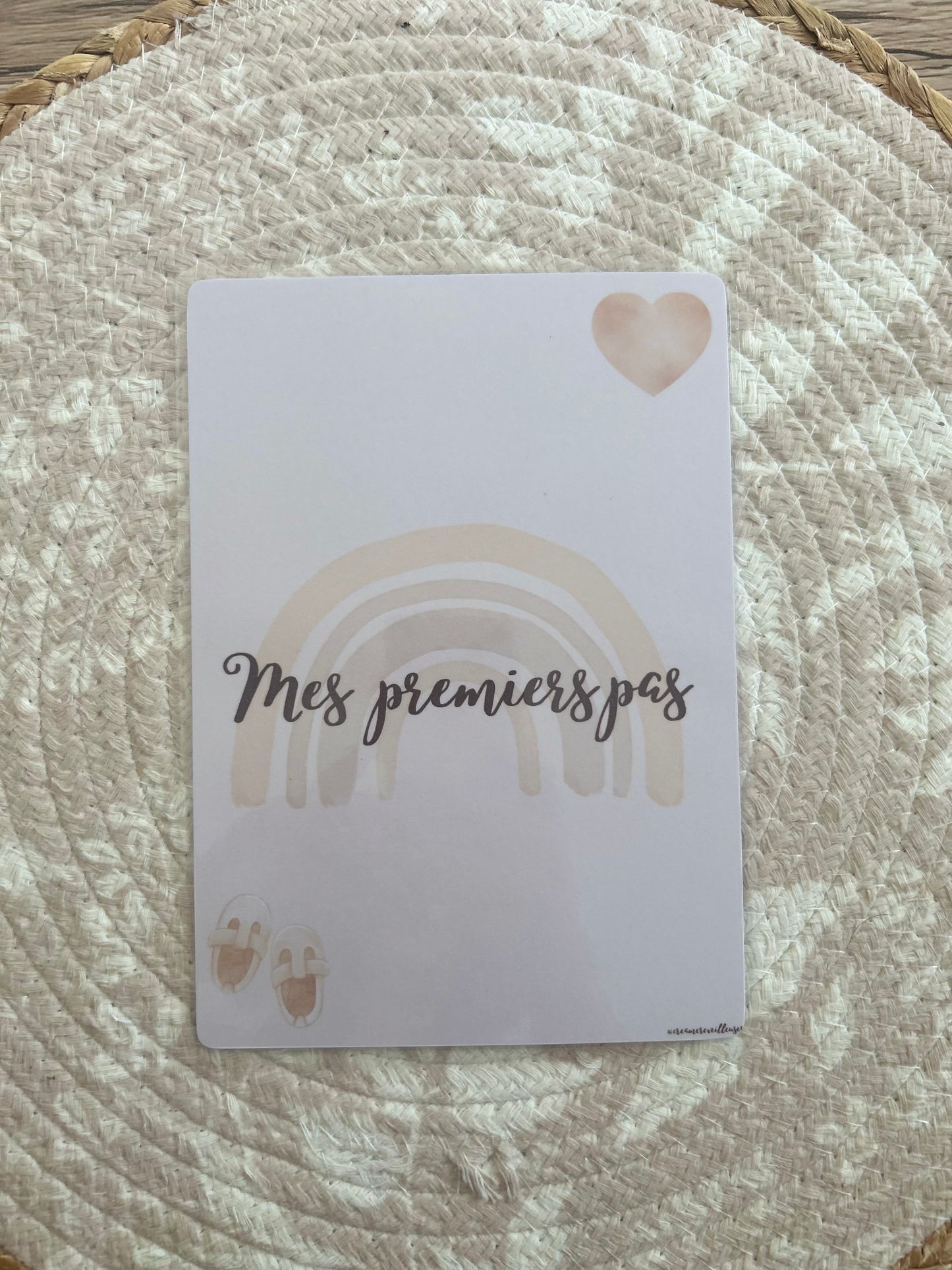 CARTE ÉTAPE BÉBÉ