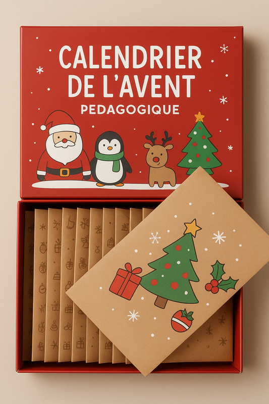 🎄 Calendrier de l’Avent Pédagogique – 24 jours de magie, de jeux et de découvertes ✨