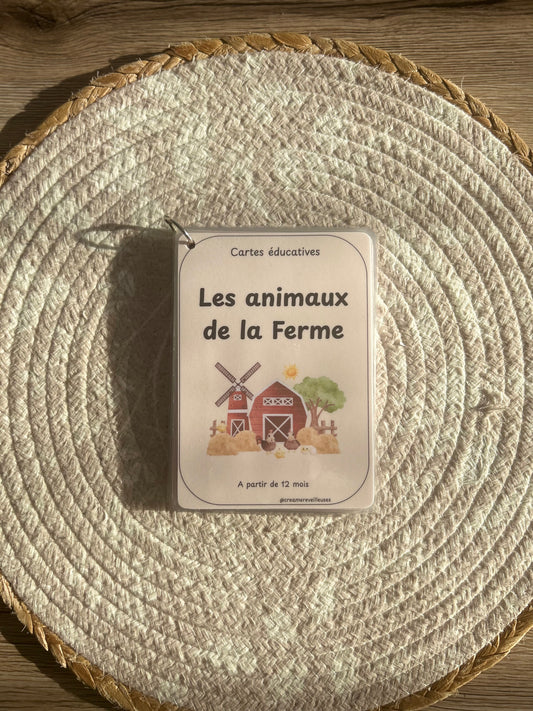 CARTES ÉDUCATIVES LES ANIMAUX DE LA SAVANE