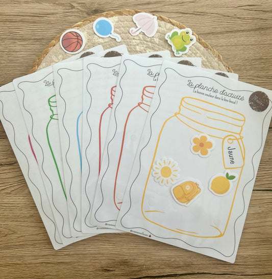 CARNET LES BOCAUX DE COULEURS