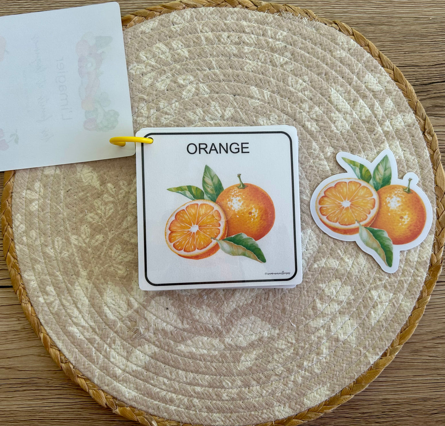 IMAGIER DES FRUITS ET LÉGUMES