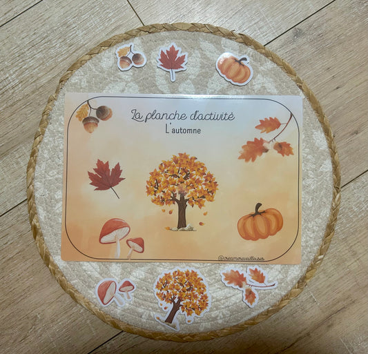 SUPPORT D’ACTIVITÉ AUTOMNE