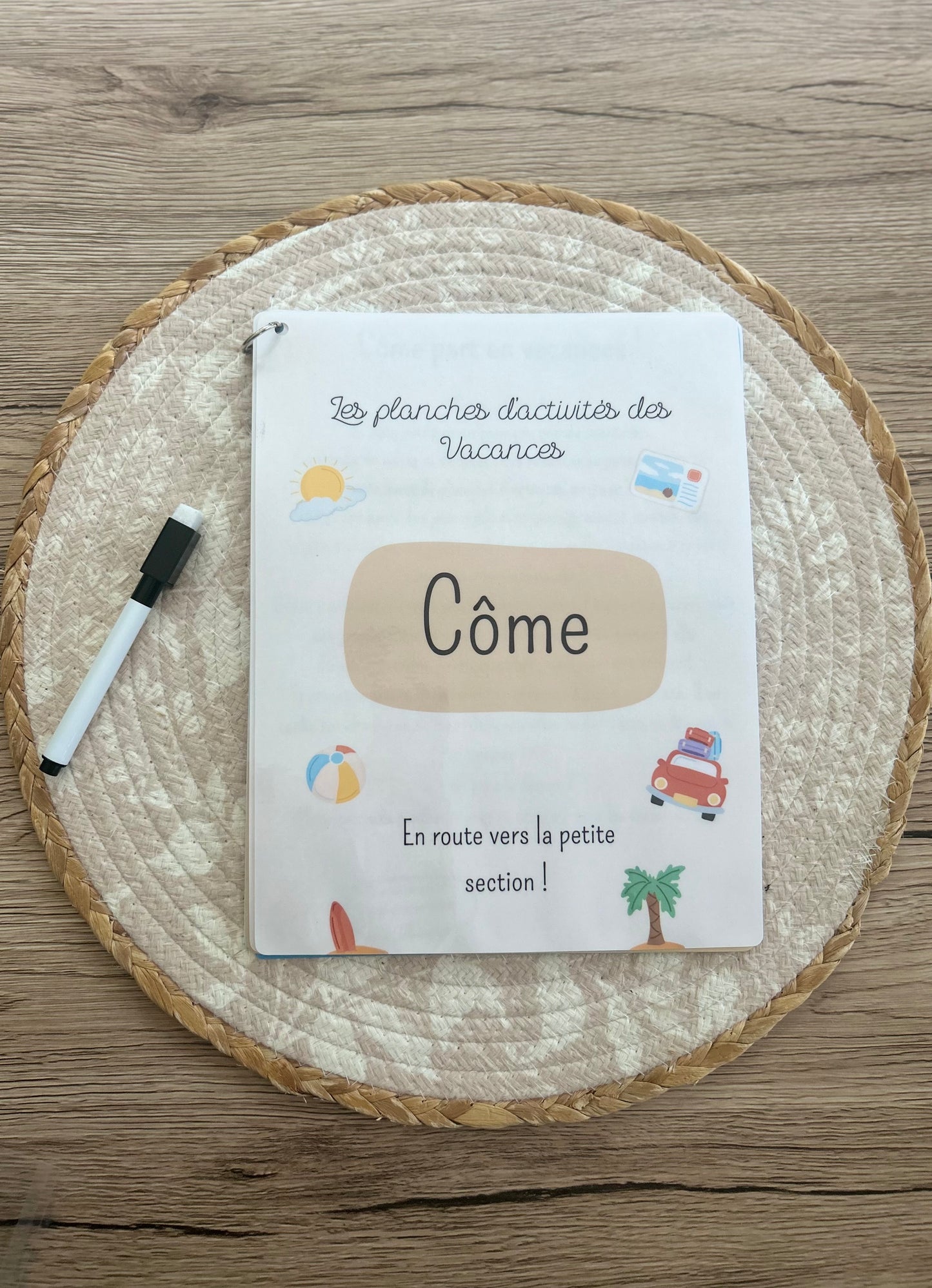 Les planches d’activités des vacances En route vers la petite section !